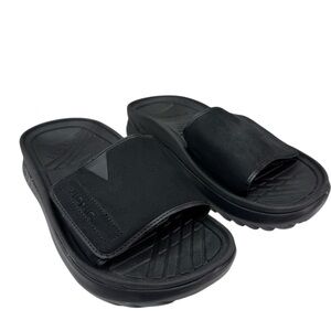 Vionic Women Black Rejuvenate Recovery Sandal Slides 7